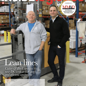 M1PR Client Unex Manufacturing on the Cover of Inside Logistics